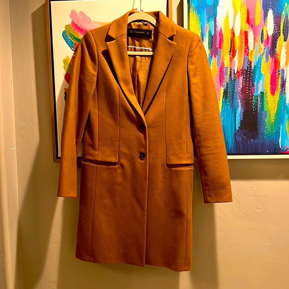 Zara camel coat